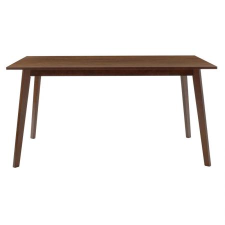Masă de sufragerie Benson  din MDF - furnir culoare nuc 150x90x75cm