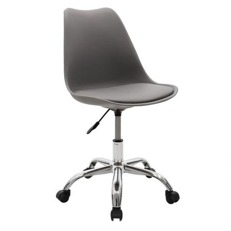 Scaun de birou Gaston II  PP-PU gri