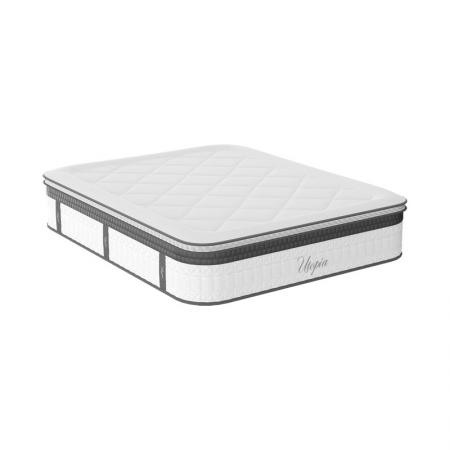 Saltea Utopia  cu arcuri împachetate și strat superior de aloe vera 30-32cm 140x200cm