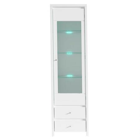Vitrina Fansi  LED alb 56x40,5x200cm