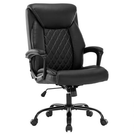 Scaun de birou manager Victory  PU negru