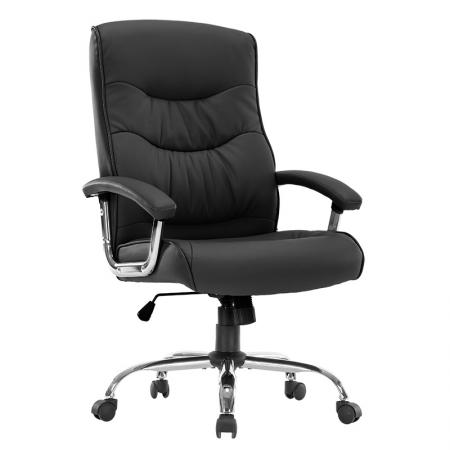 Scaun de birou manager Primrose  PU negru