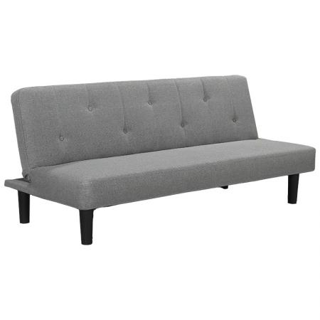 Canapea extensibilă Breathe , material textil gri, 167x77x73 cm