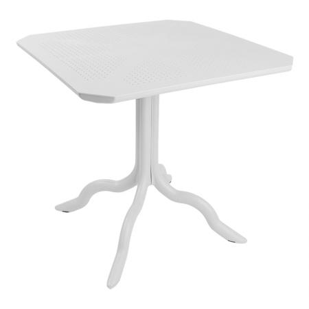 Masă Icon Pakoworld din PP, culoare albă, 80x80x74.5cm