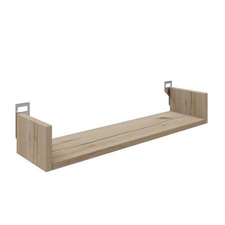 Raft de perete Derva  în culoarea stejarului 60x15x10cm