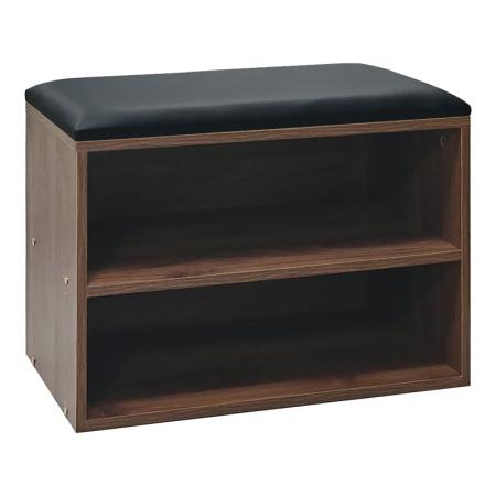 Scaun pantofi Kiana  4 perechi culoare nuc 60x32x44cm