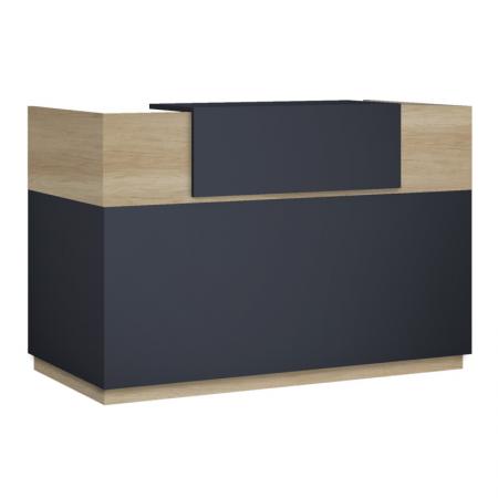 Masă de recepție Lotus  din stejar - culoare gri închis 200x70x110cm