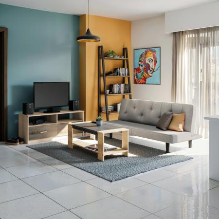 Pachet pentru studenți de mobilier pentru living Ease  set de 3 bucăți