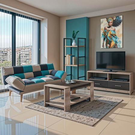 Pachet de mobilier pentru sufragerie studențească Aura  set de 3 bucăți